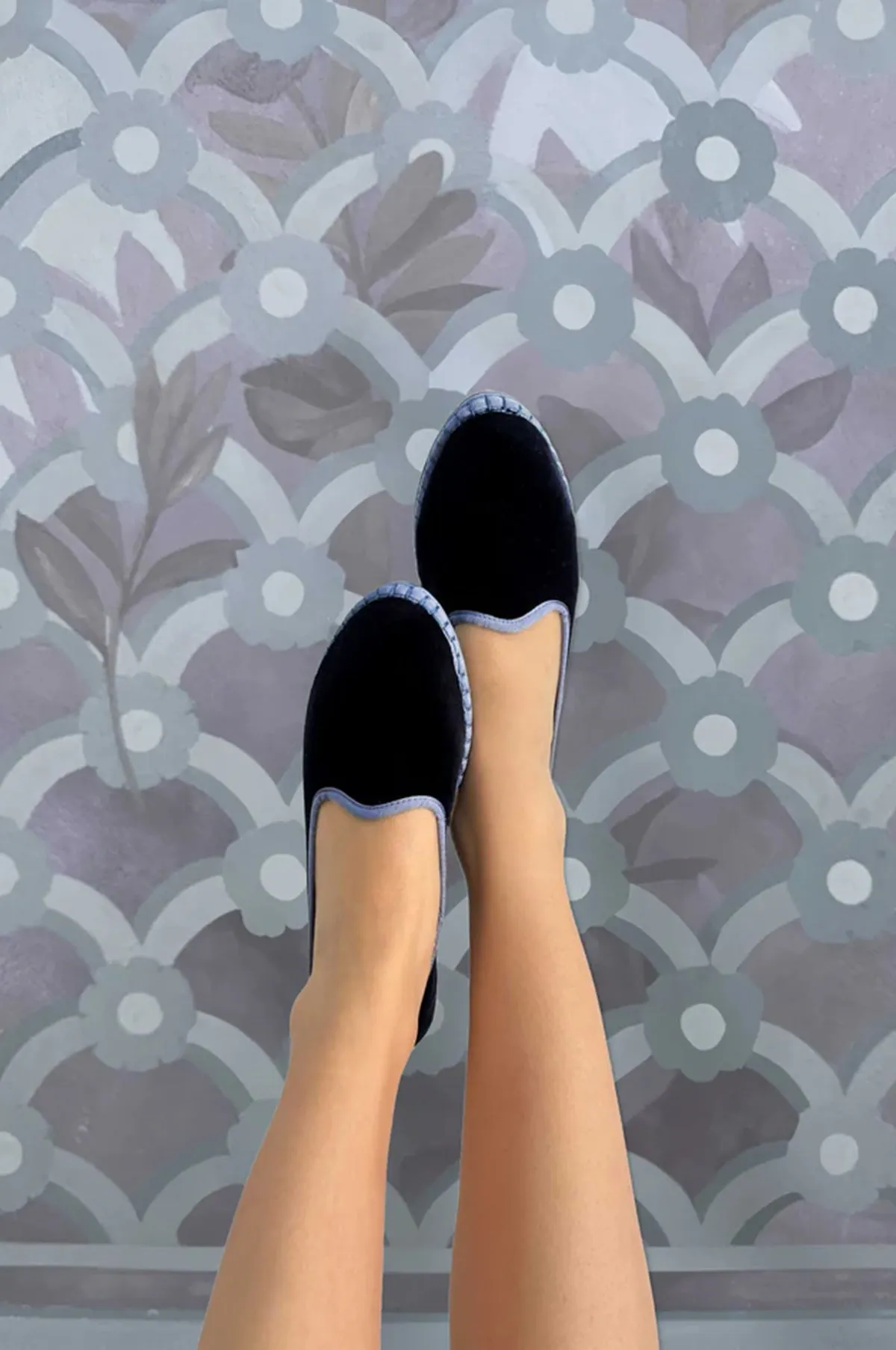 Scarlett Slipper Azul Marinio