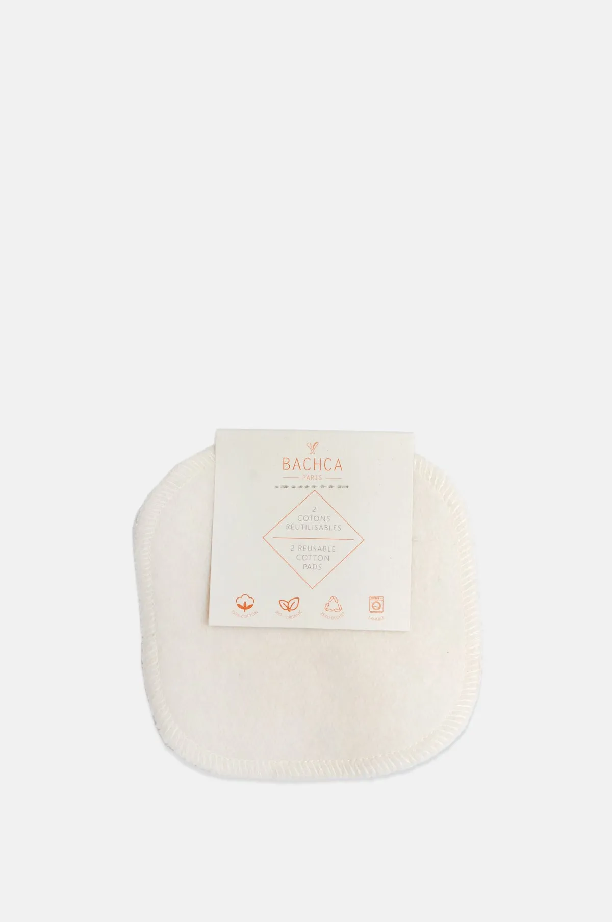 Set of 2 Cotton Reusable Make Up Remover Pads