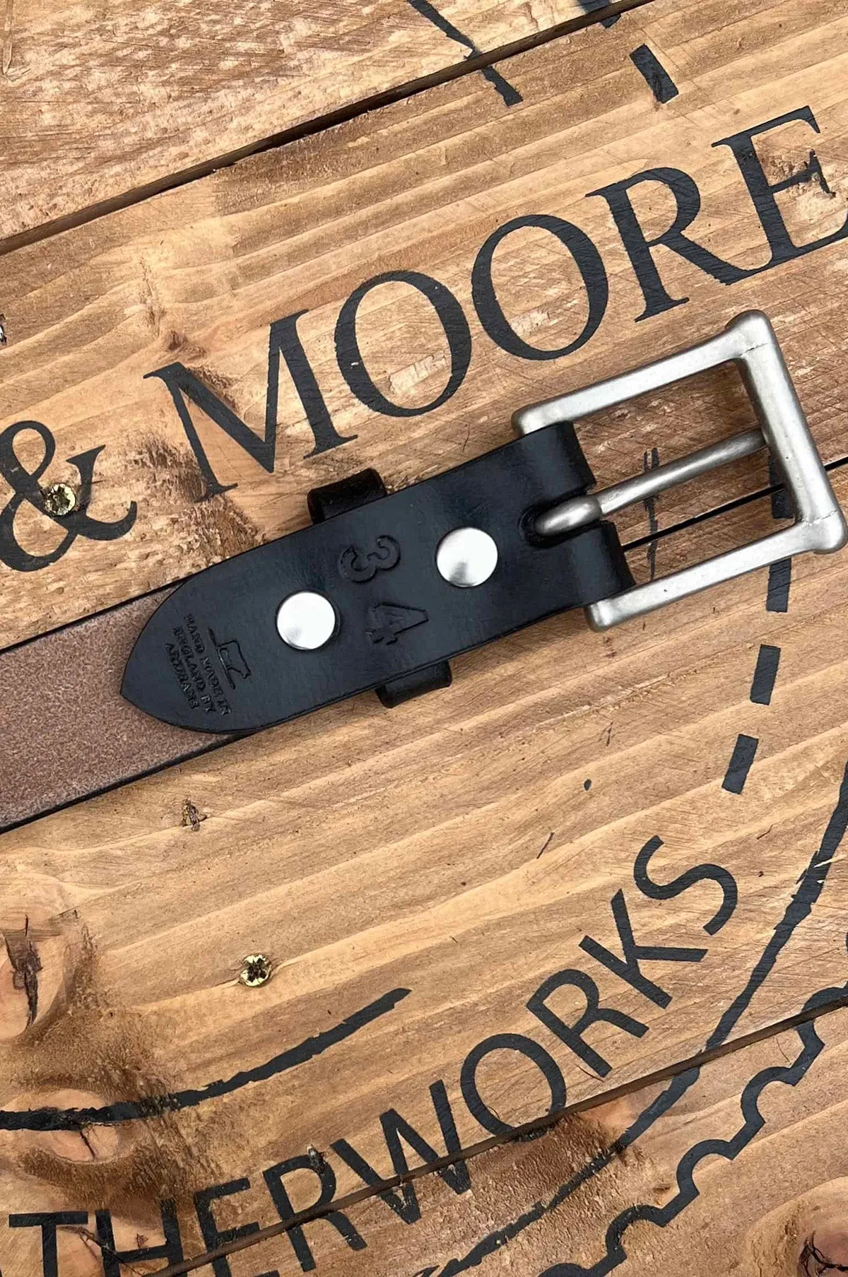 Slim Belt Harness Leather Black/Nickel