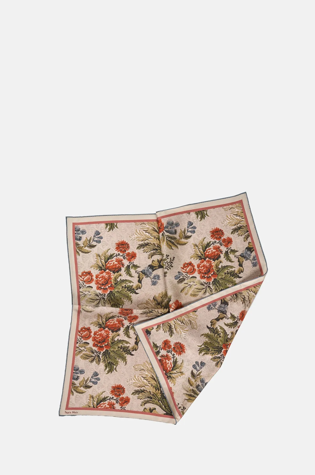 Small Classical Peach Flower Scarf