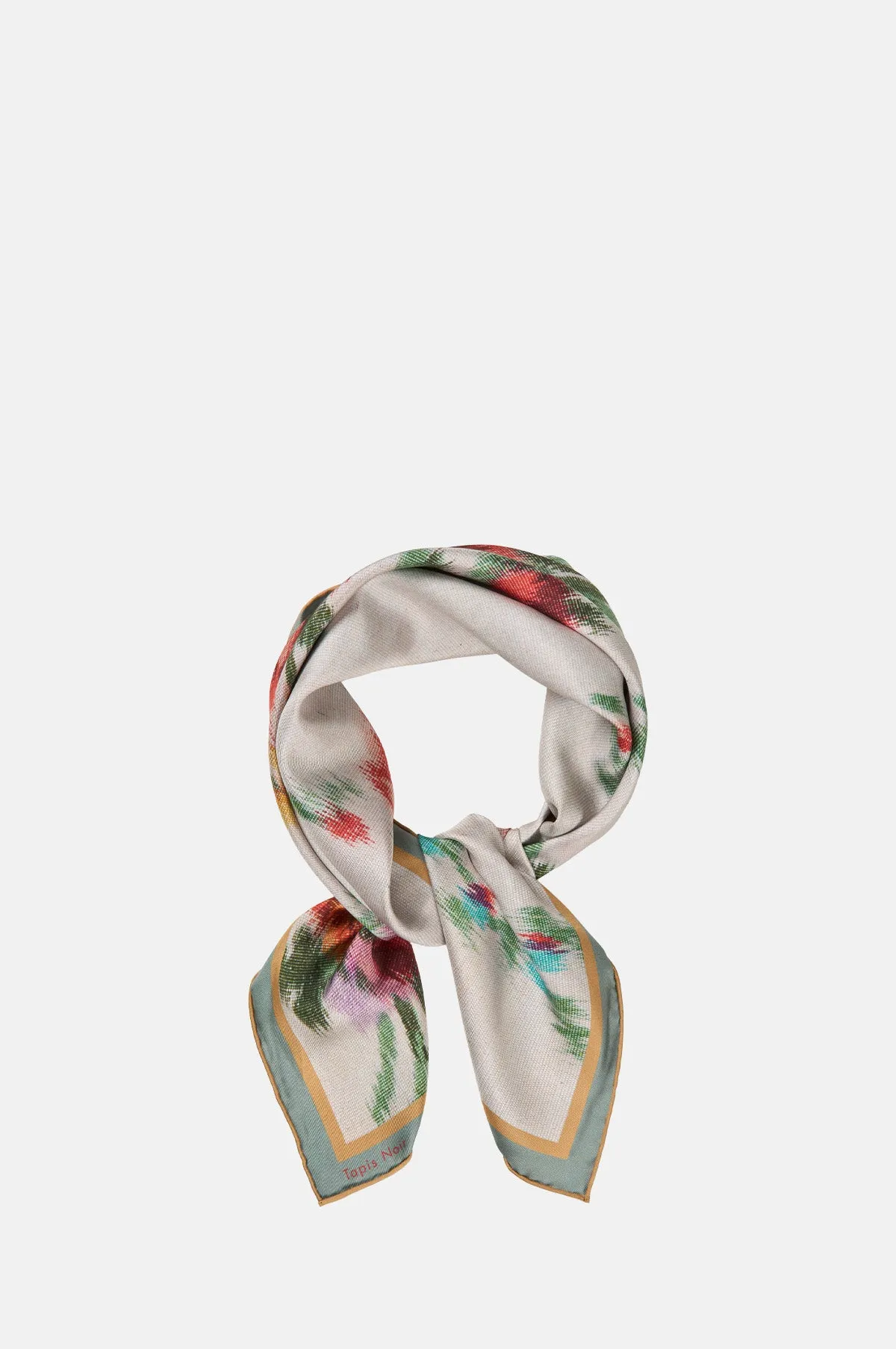 Small Classical White Flower Scarf