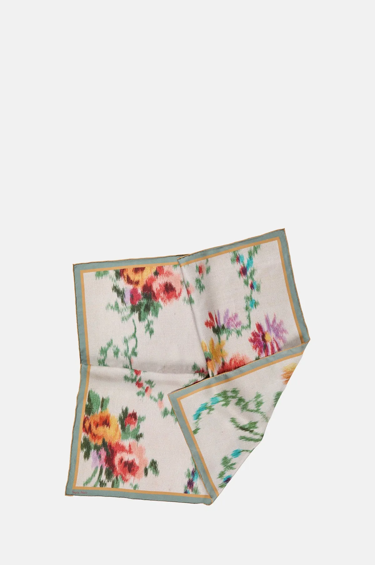 Small Classical White Flower Scarf