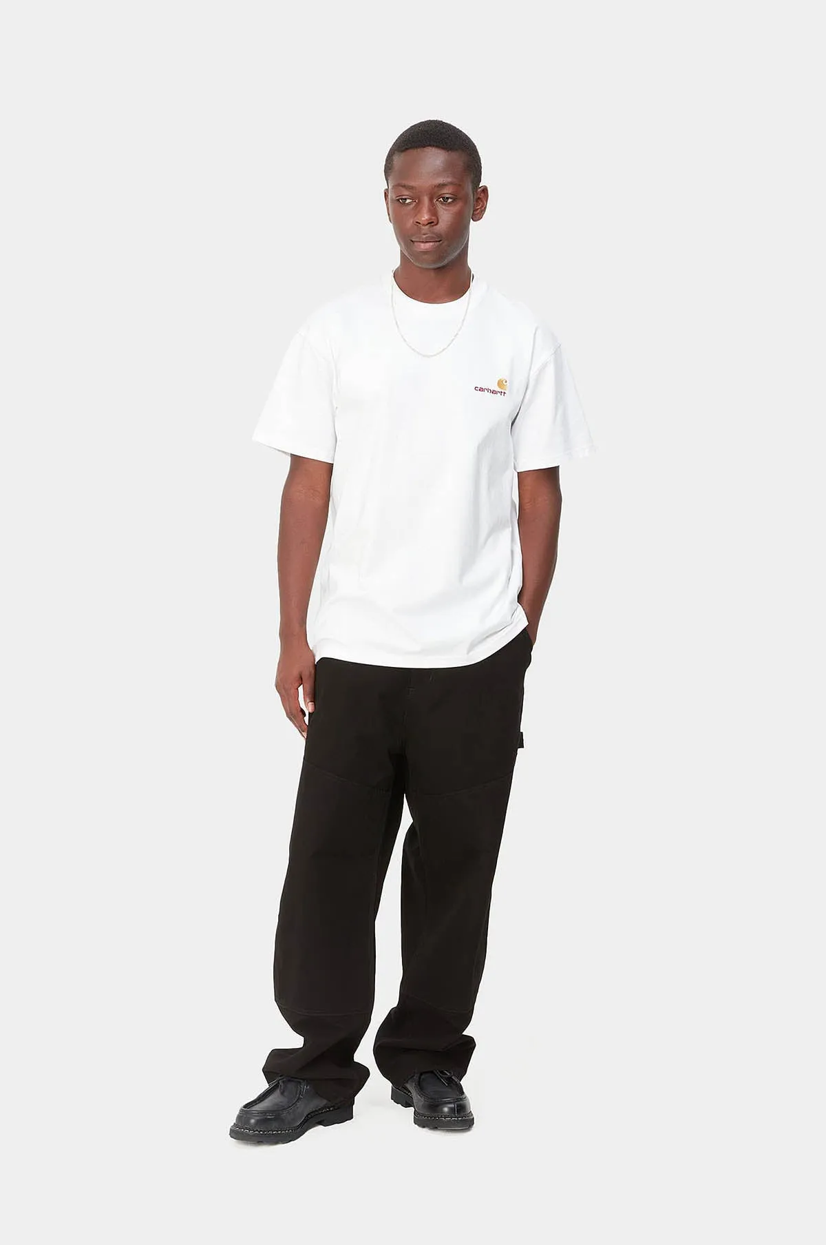 S/S American Script T-Shirt White
