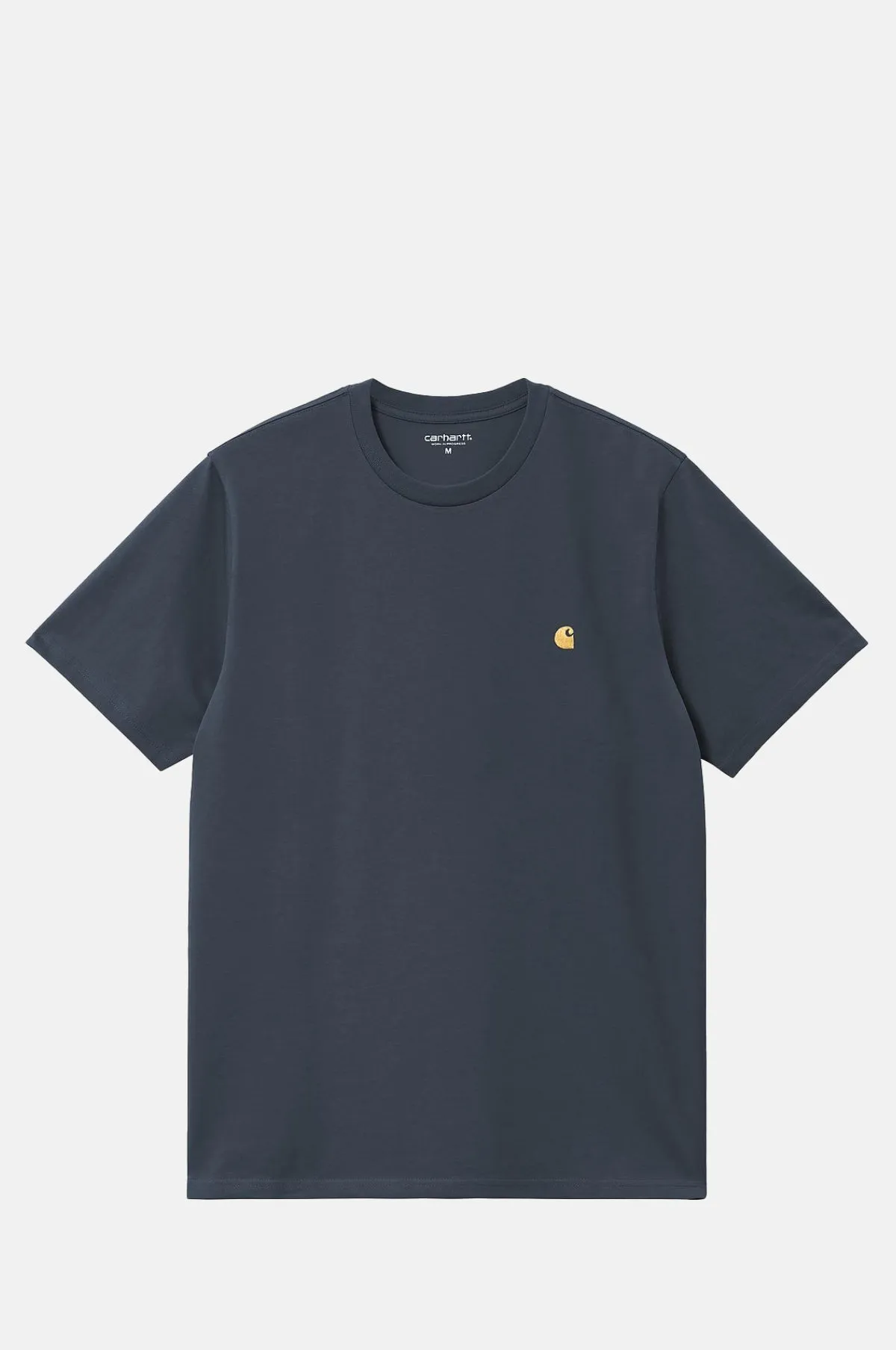 S/S Chase T-Shirt Dusky Blue/Gold