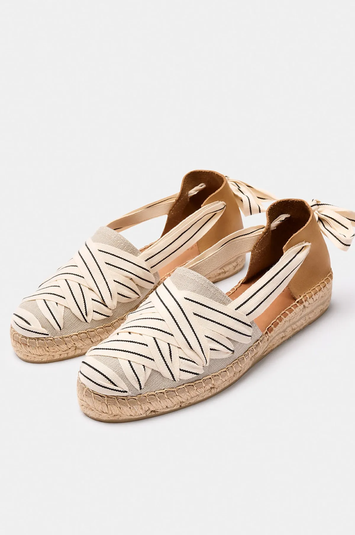 Sukha Espadrilles Linen Stripes