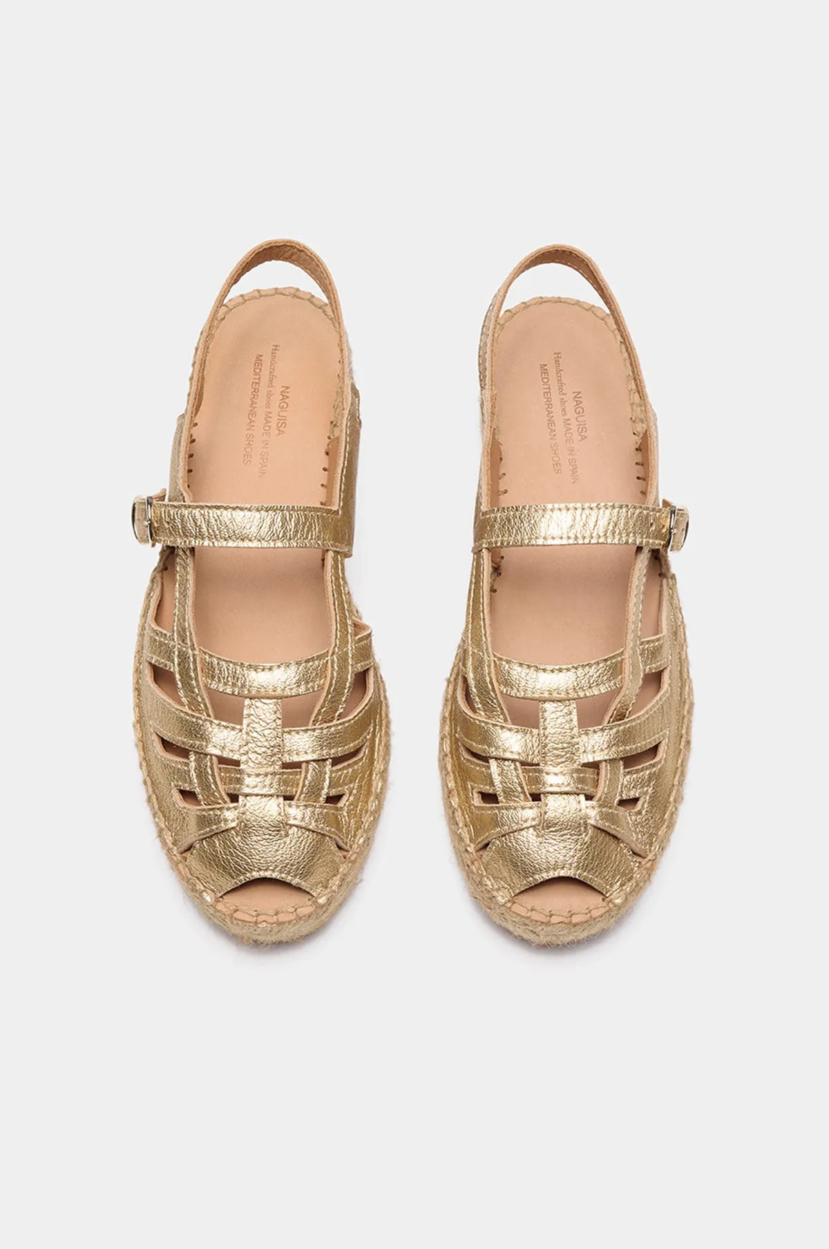 Thalis Light Gold Espadrilles