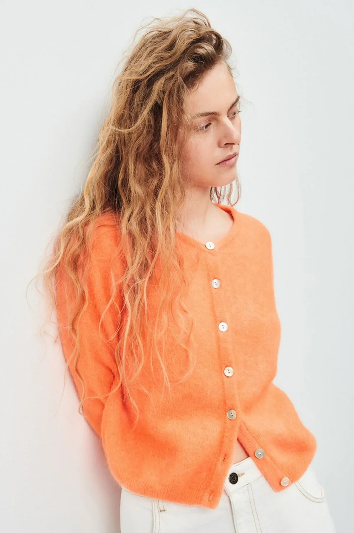 Vitow Cardigan Carotte Fluo Chine