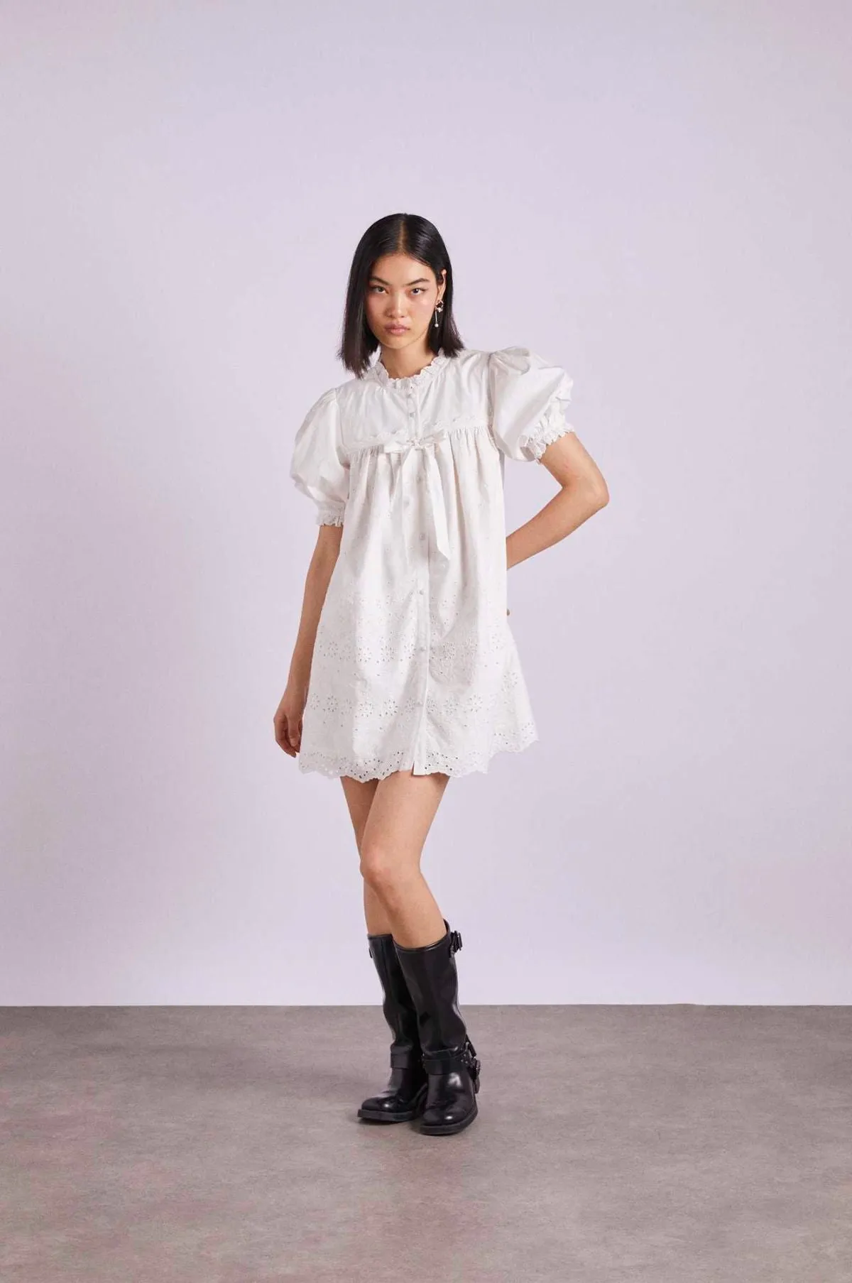 Winnie Mini Dress White